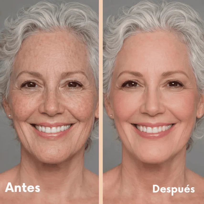Antes y después con Lumière Skin